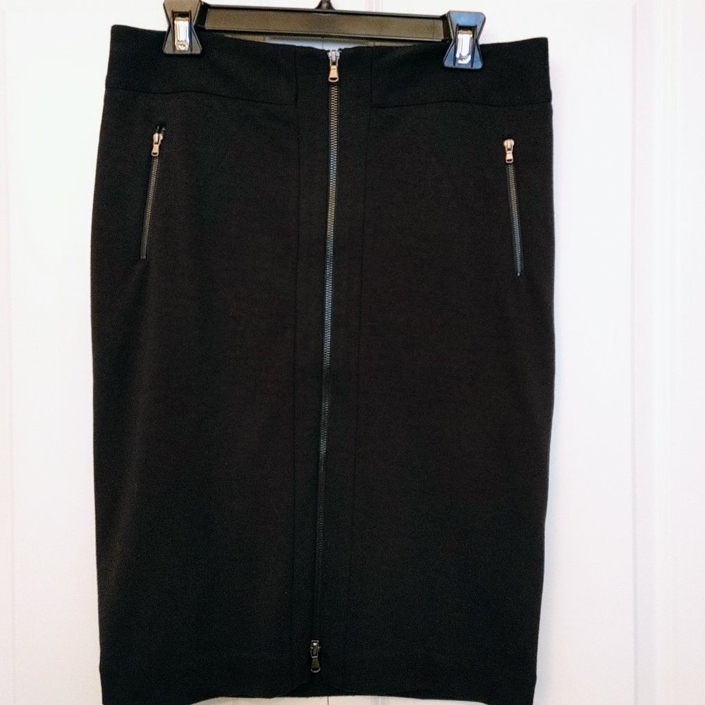Black pencil skirt